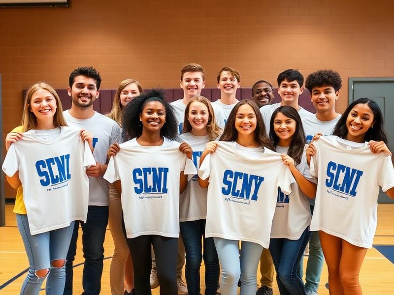 Happy students